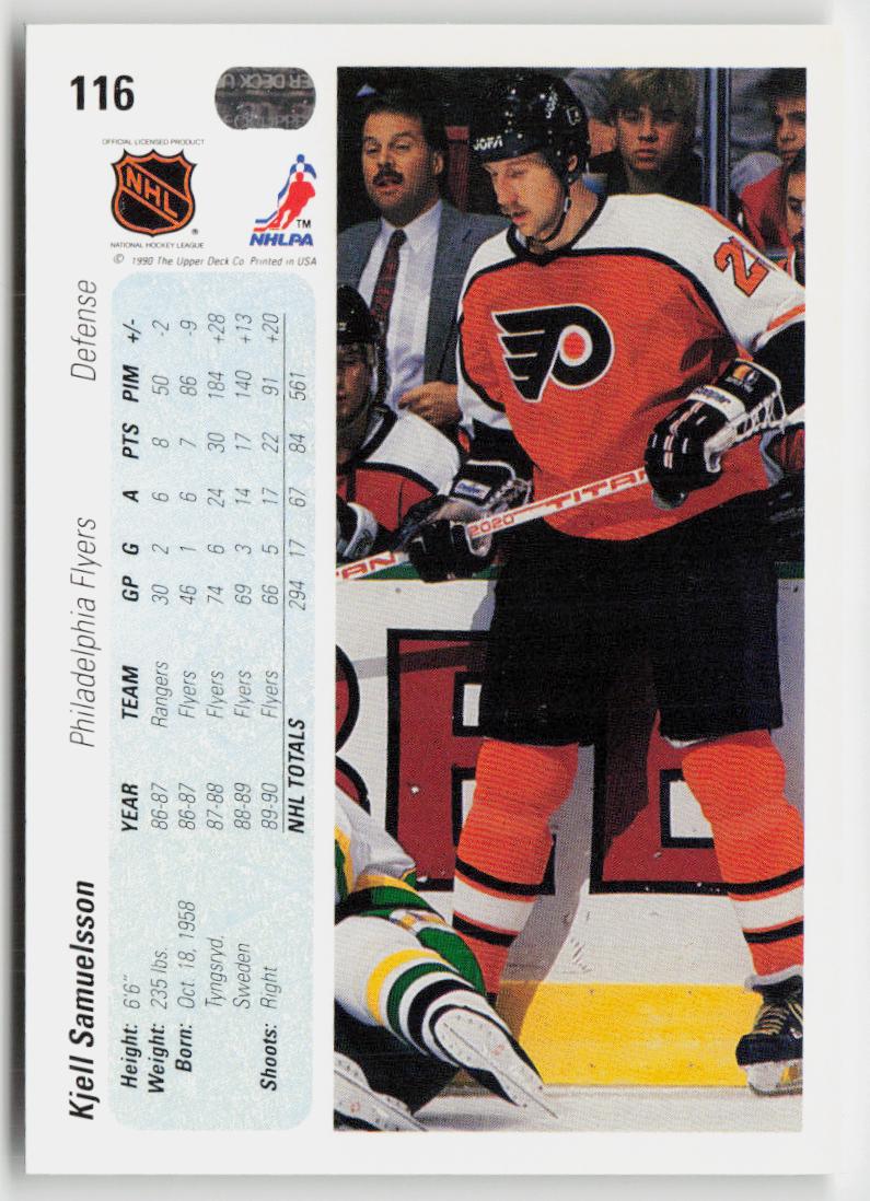 1990-91 Upper Deck #116 Kjell Samuelsson