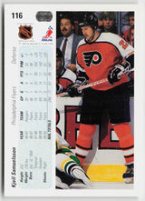 1990-91 Upper Deck #116 Kjell Samuelsson