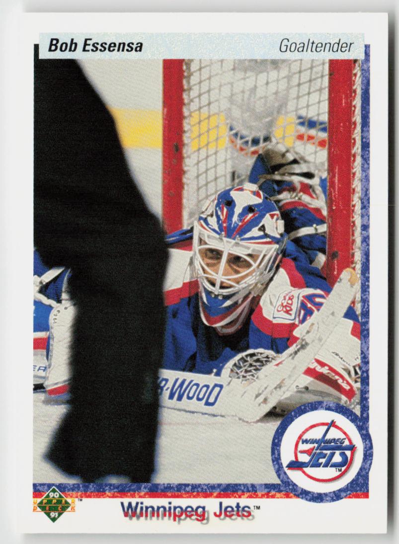 1990-91 Upper Deck #122b Bob Essensa