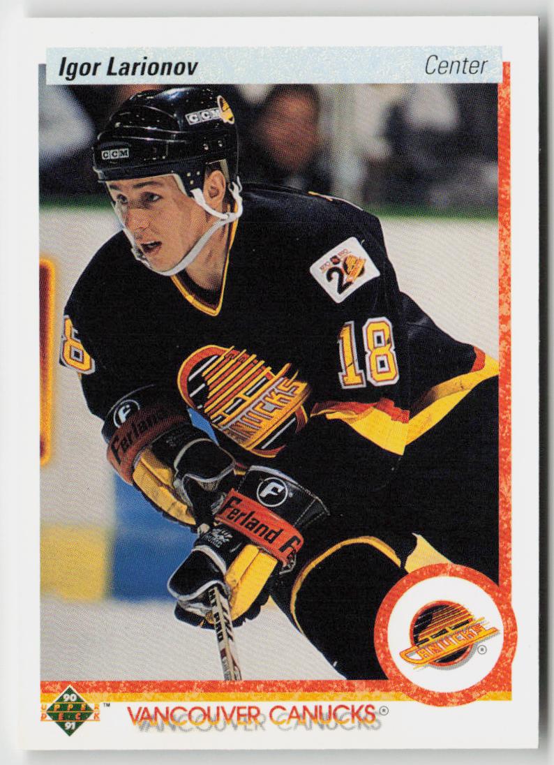 1990-91 Upper Deck #128b Igor Larionov