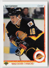 1990-91 Upper Deck #128b Igor Larionov