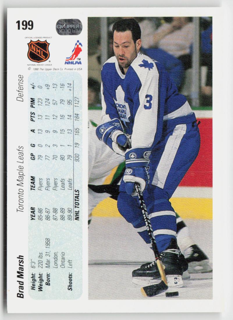 1990-91 Upper Deck #199 Brad Marsh