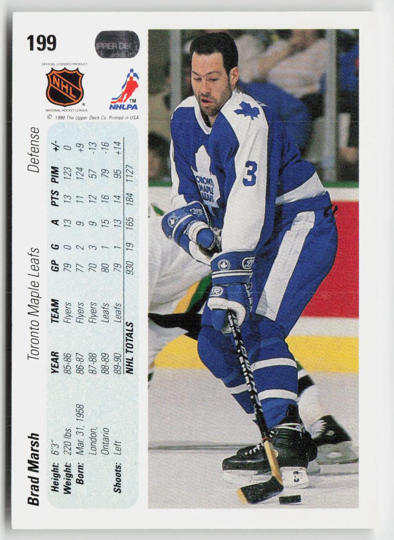 1990-91 Upper Deck #199 Brad Marsh