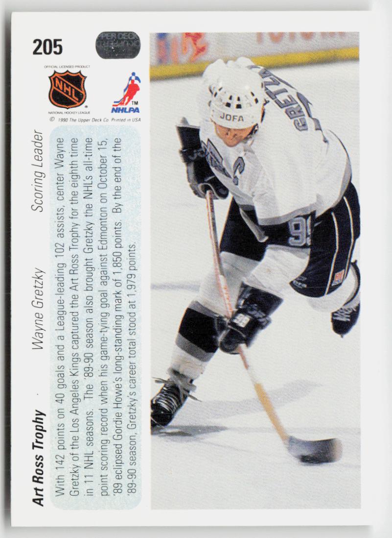 1990-91 Upper Deck #205 Wayne Gretzky