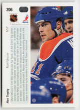 1990-91 Upper Deck #206b Mark Messier