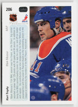 1990-91 Upper Deck #206b Mark Messier