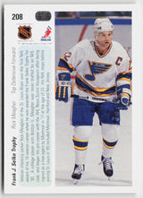 1990-91 Upper Deck #208b Rick Meagher