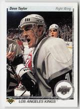 1990-91 Upper Deck #214c Dave Taylor