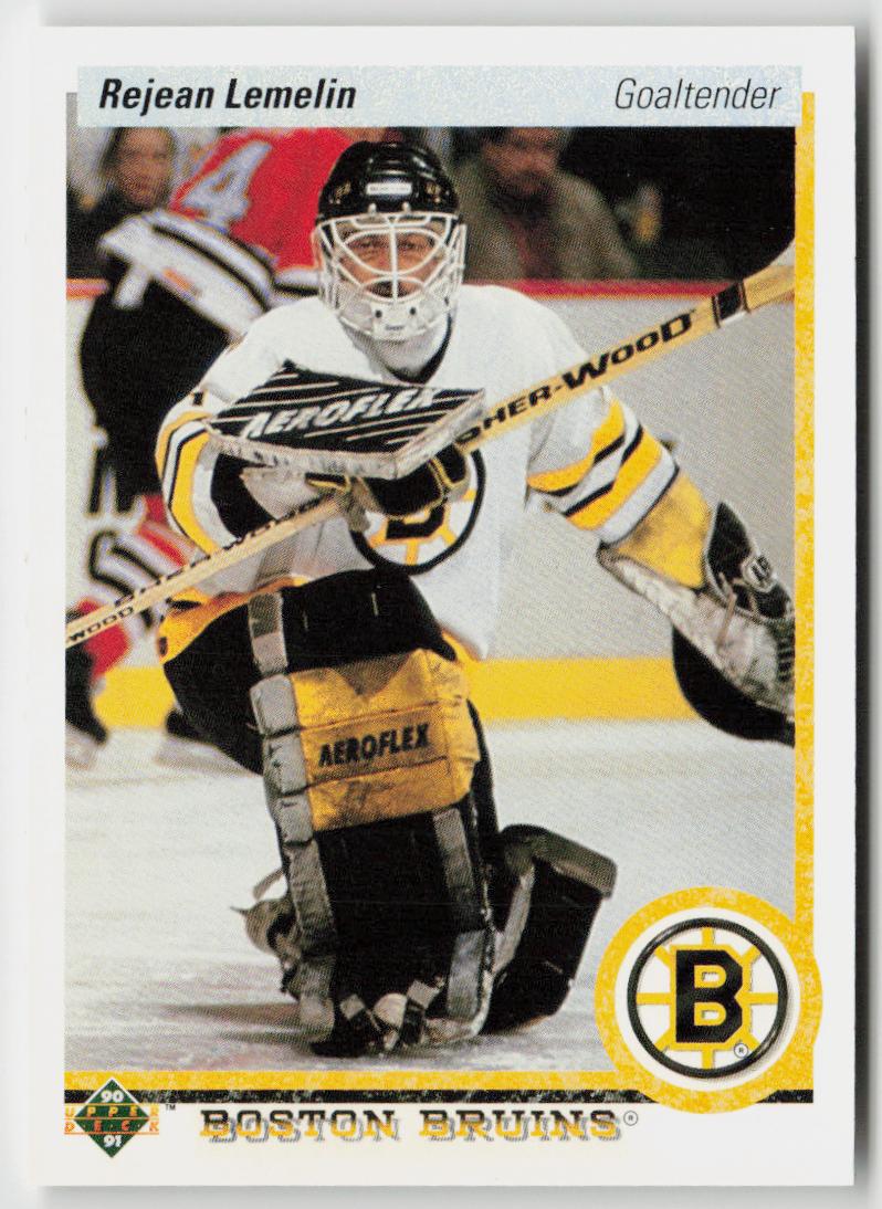 1990-91 Upper Deck #215 Rejean Lemelin
