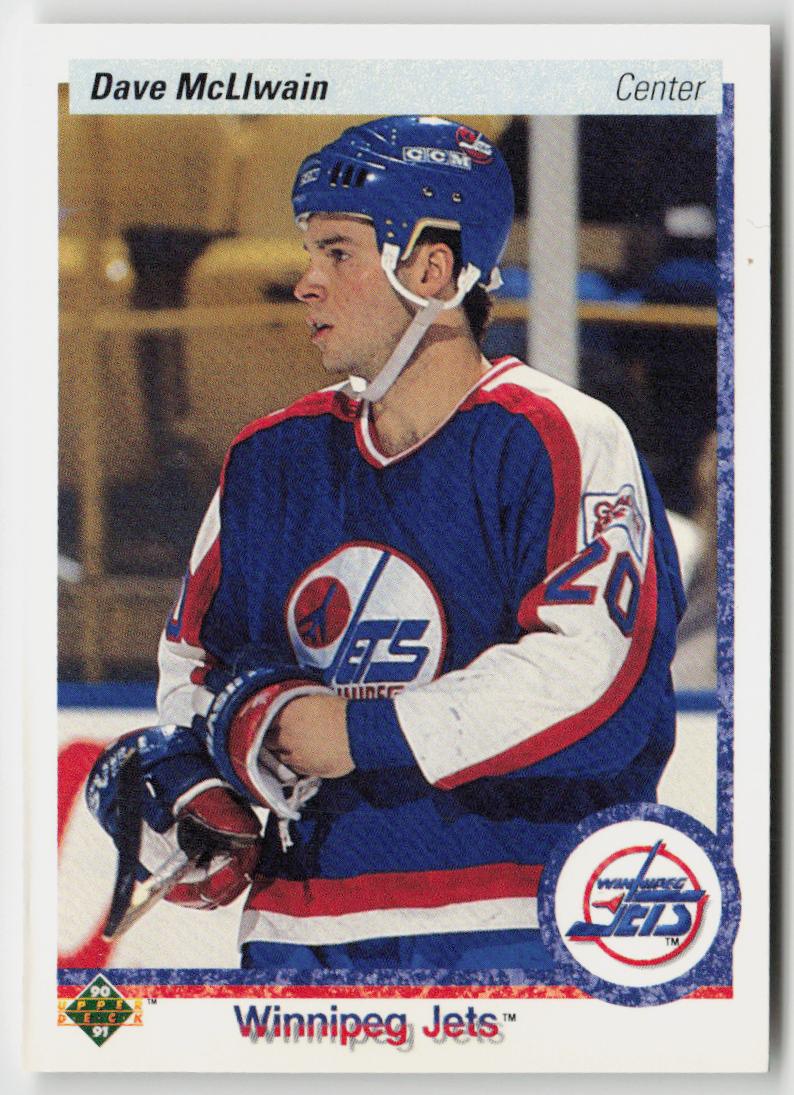 1990-91 Upper Deck #216 Dave McLlwain