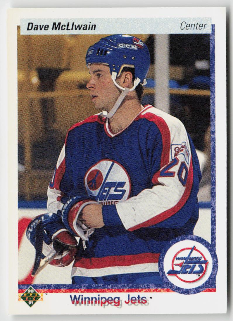 1990-91 Upper Deck #216 Dave McLlwain