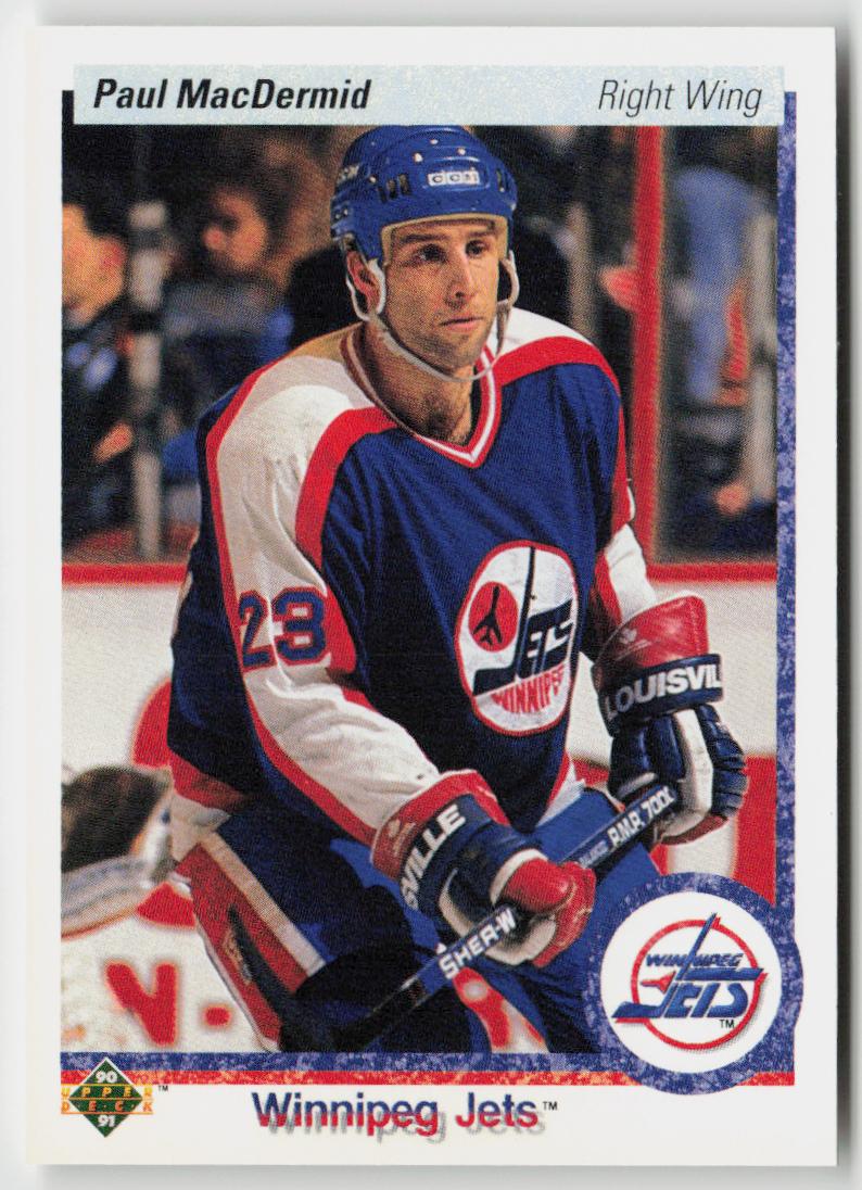 1990-91 Upper Deck #218b Paul MacDermid