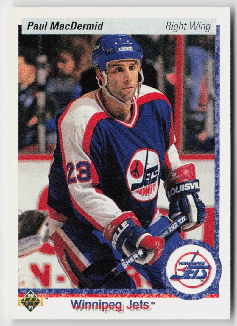 1990-91 Upper Deck #218b Paul MacDermid