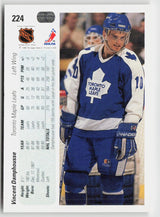 1990-91 Upper Deck #224b Vincent Damphousse