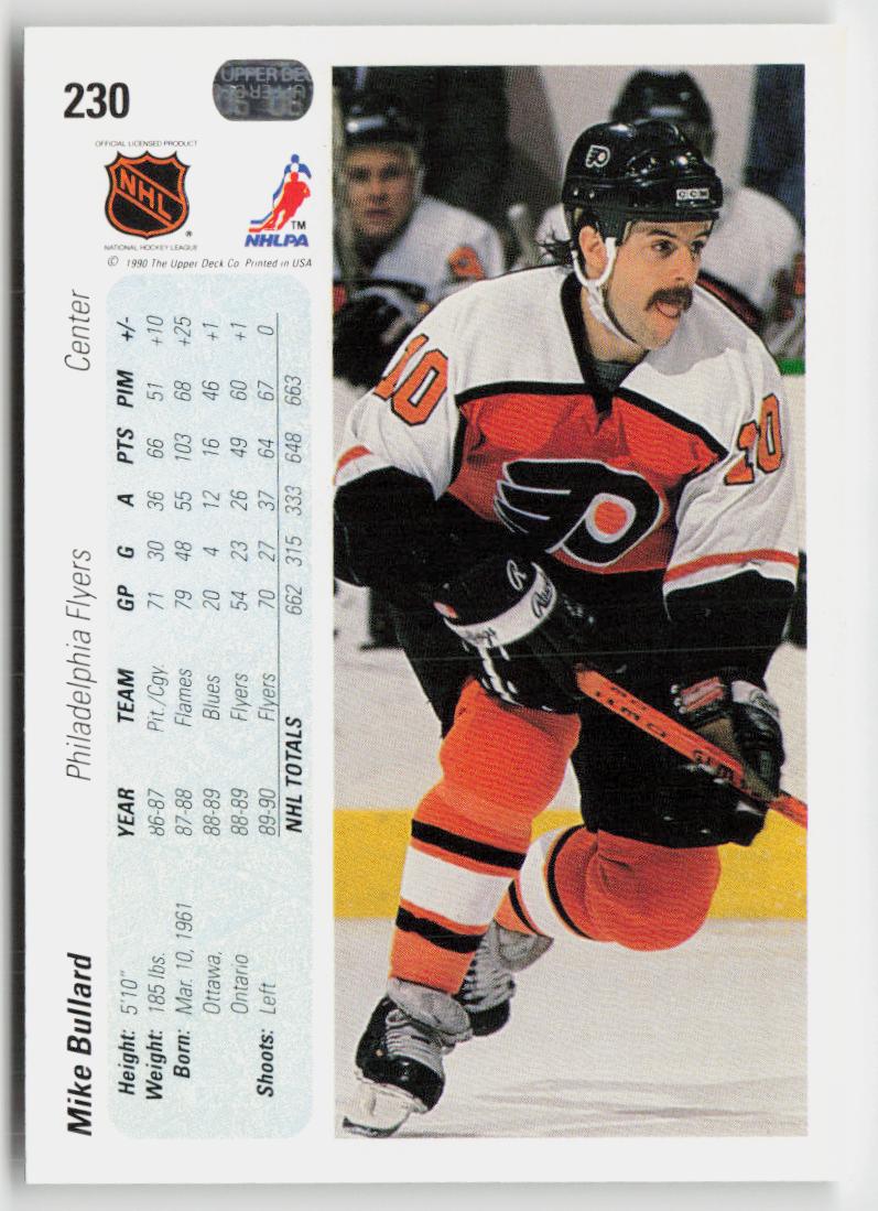 1990-91 Upper Deck #230c Mike Bullard