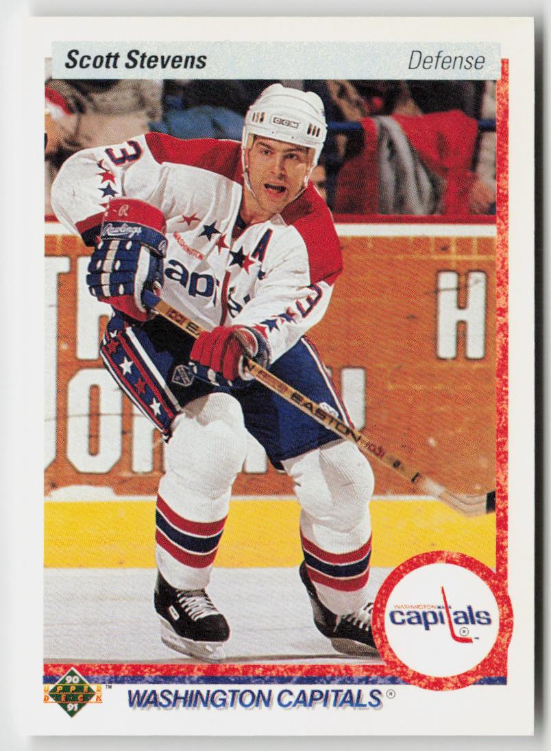 1990-91 Upper Deck #236b Scott Stevens
