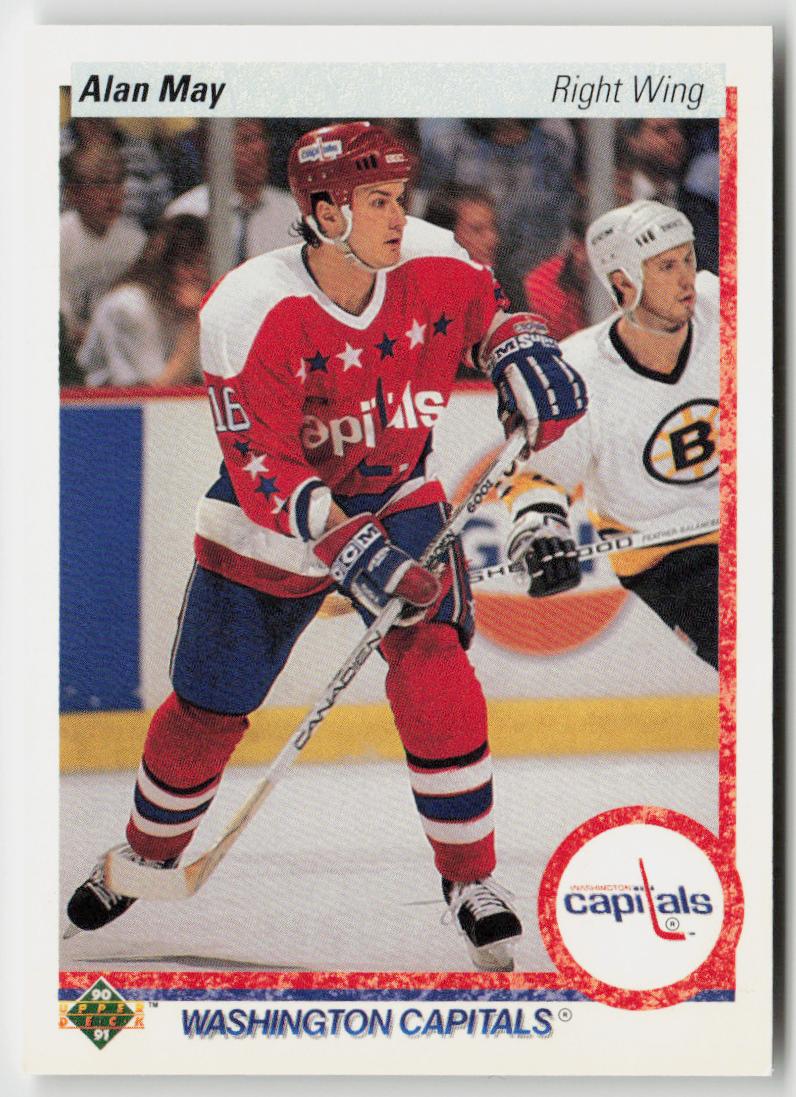 1990-91 Upper Deck #240b Alan May