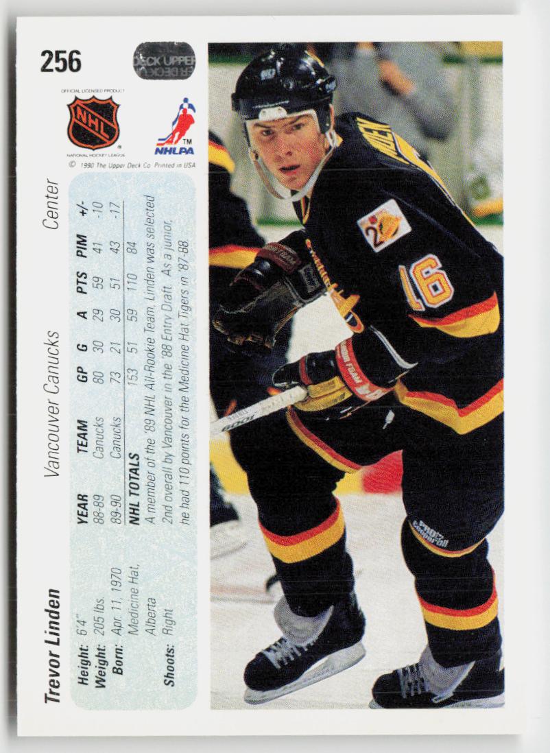1990-91 Upper Deck #256 Trevor Linden