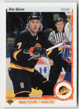 1990-91 Upper Deck #260b Dan Quinn