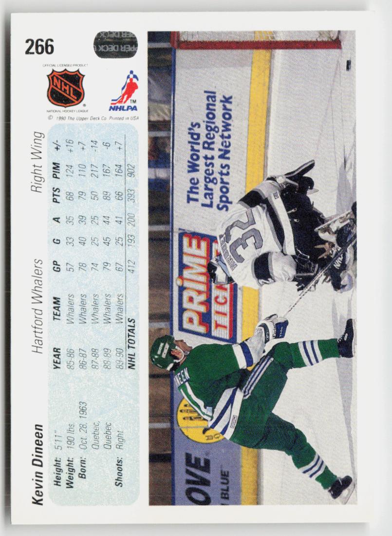 1990-91 Upper Deck #266 Kevin Dineen