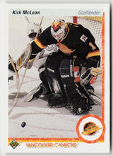 1990-91 Upper Deck #278b Kirk McLean