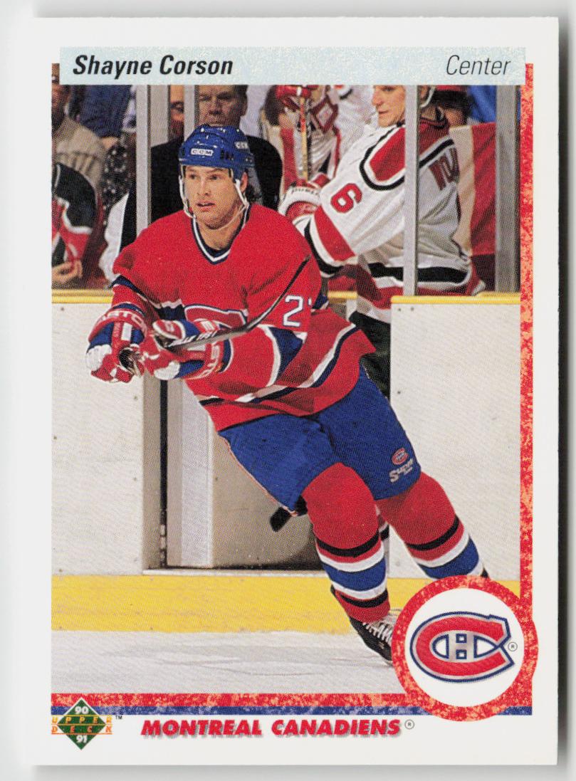 1990-91 Upper Deck #280b Shayne Corson