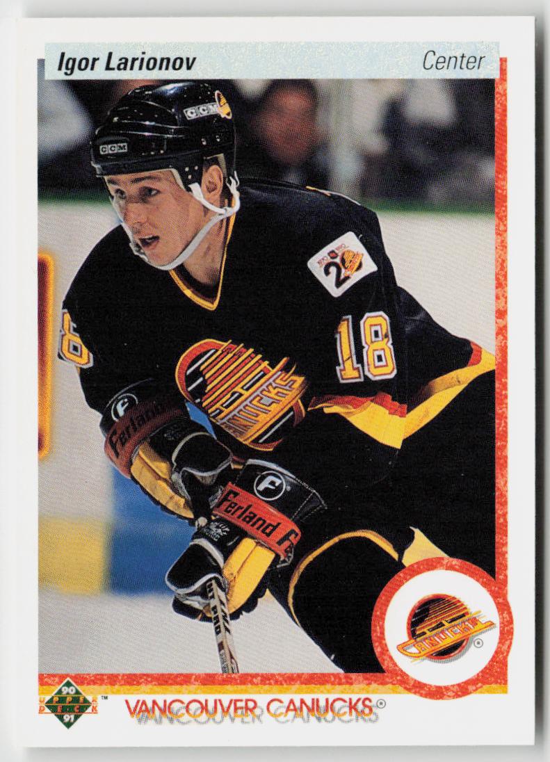 1990-91 Upper Deck #128c Igor Larionov