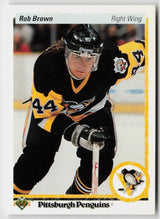 1990-91 Upper Deck #142b Rob Brown