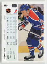 1990-91 Upper Deck #169b Craig MacTavish