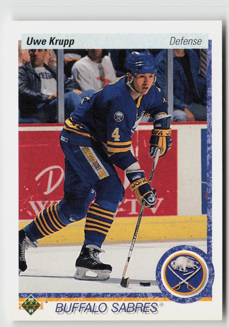 1990-91 Upper Deck #187b Uwe Krupp