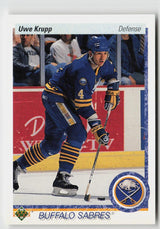 1990-91 Upper Deck #187b Uwe Krupp
