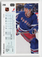 1990-91 Upper Deck #298b Mark Janssens