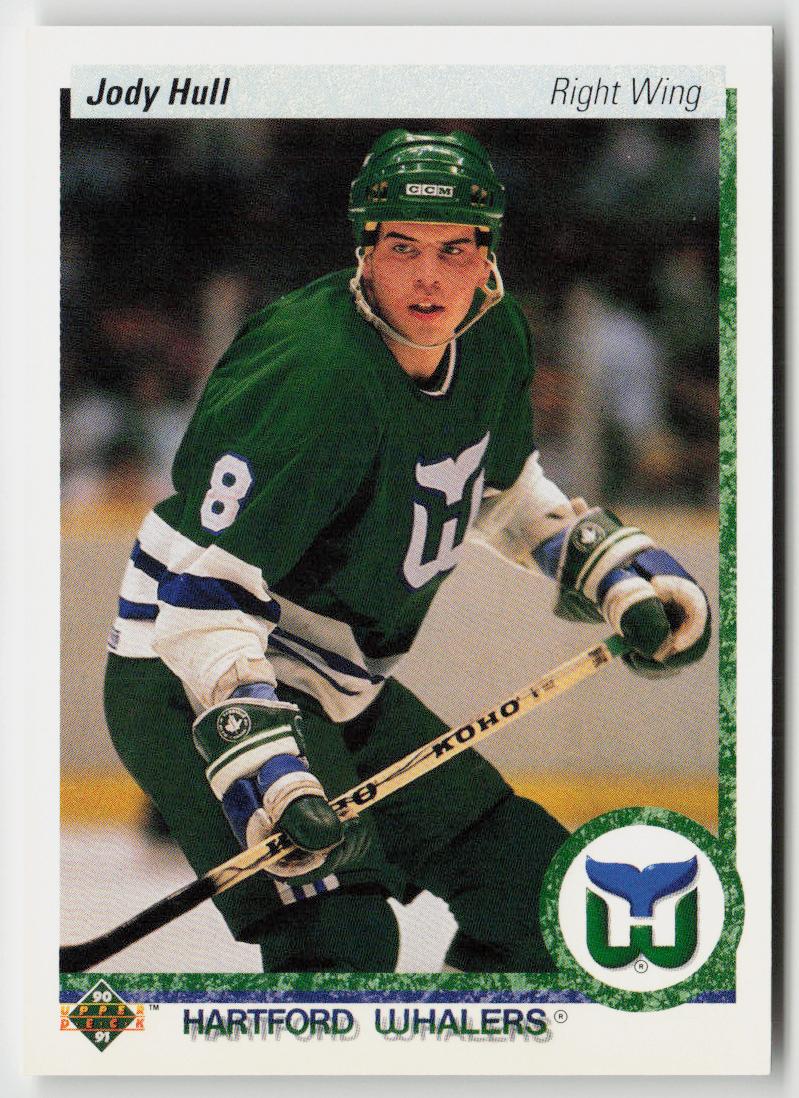 1990-91 Upper Deck #322b Jody Hull