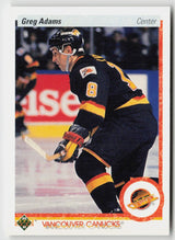 1990-91 Upper Deck #342b Greg Adams