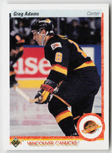 1990-91 Upper Deck #342b Greg Adams