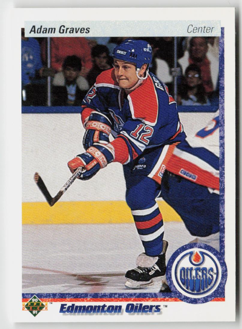 1990-91 Upper Deck #344b Adam Graves
