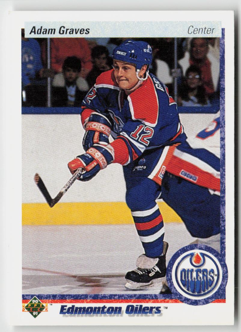 1990-91 Upper Deck #344b Adam Graves