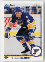 1990-91 Upper Deck #349 Dave Lowry