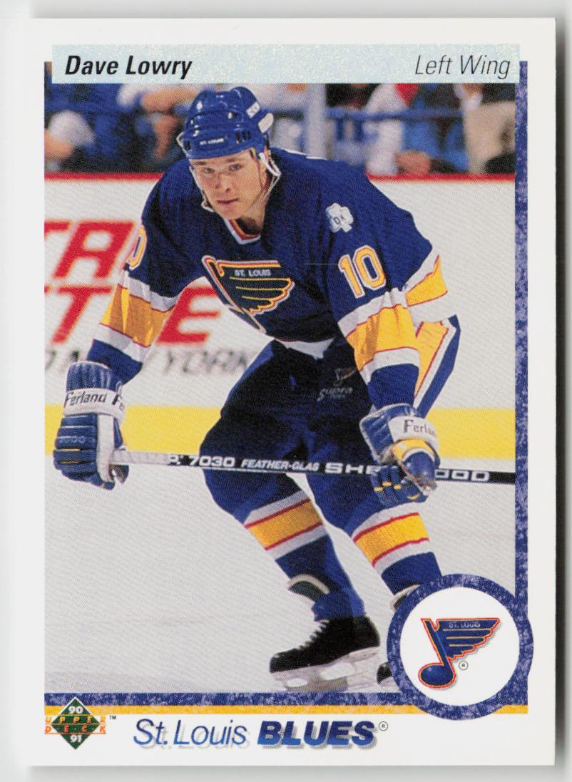 1990-91 Upper Deck #349 Dave Lowry