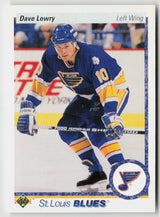 1990-91 Upper Deck #349 Dave Lowry
