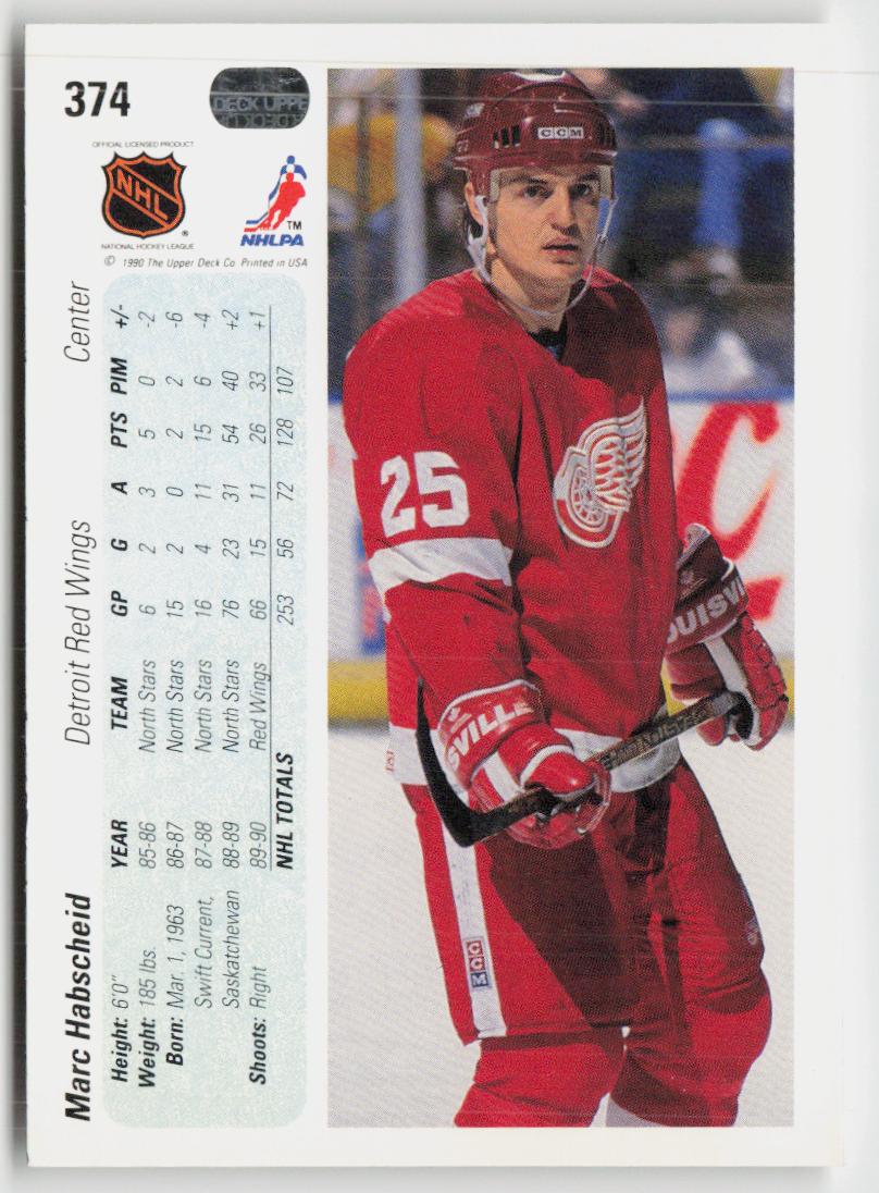 1990-91 Upper Deck #374 Marc Habscheid