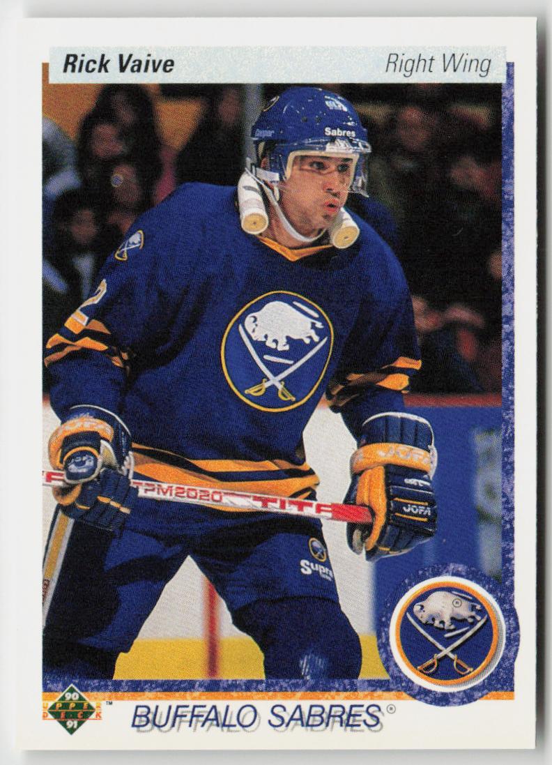 1990-91 Upper Deck #376b Rick Vaive