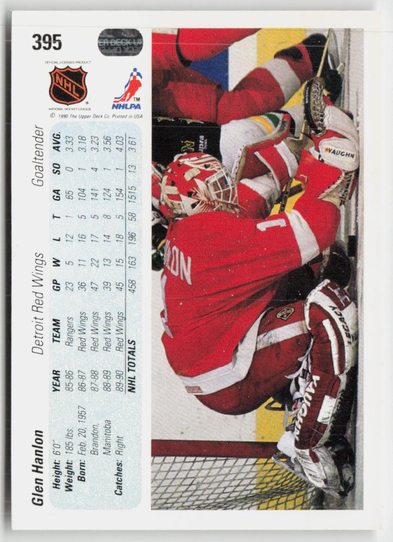 1990-91 Upper Deck #395 Glen Hanlon