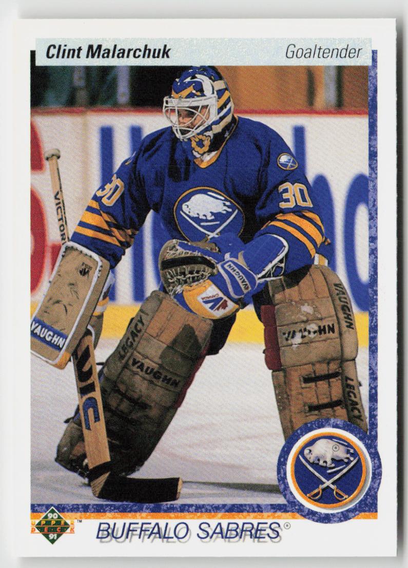 1990-91 Upper Deck #399b Clint Malarchuk