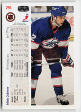1991-92 upper deck #296 Mark Osborne