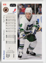 1991-92 upper deck #479b Mark Hunter