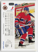 1991-92 upper deck #345 John LeClair