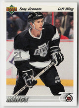 1991-92 upper deck #172 Tony Granato
