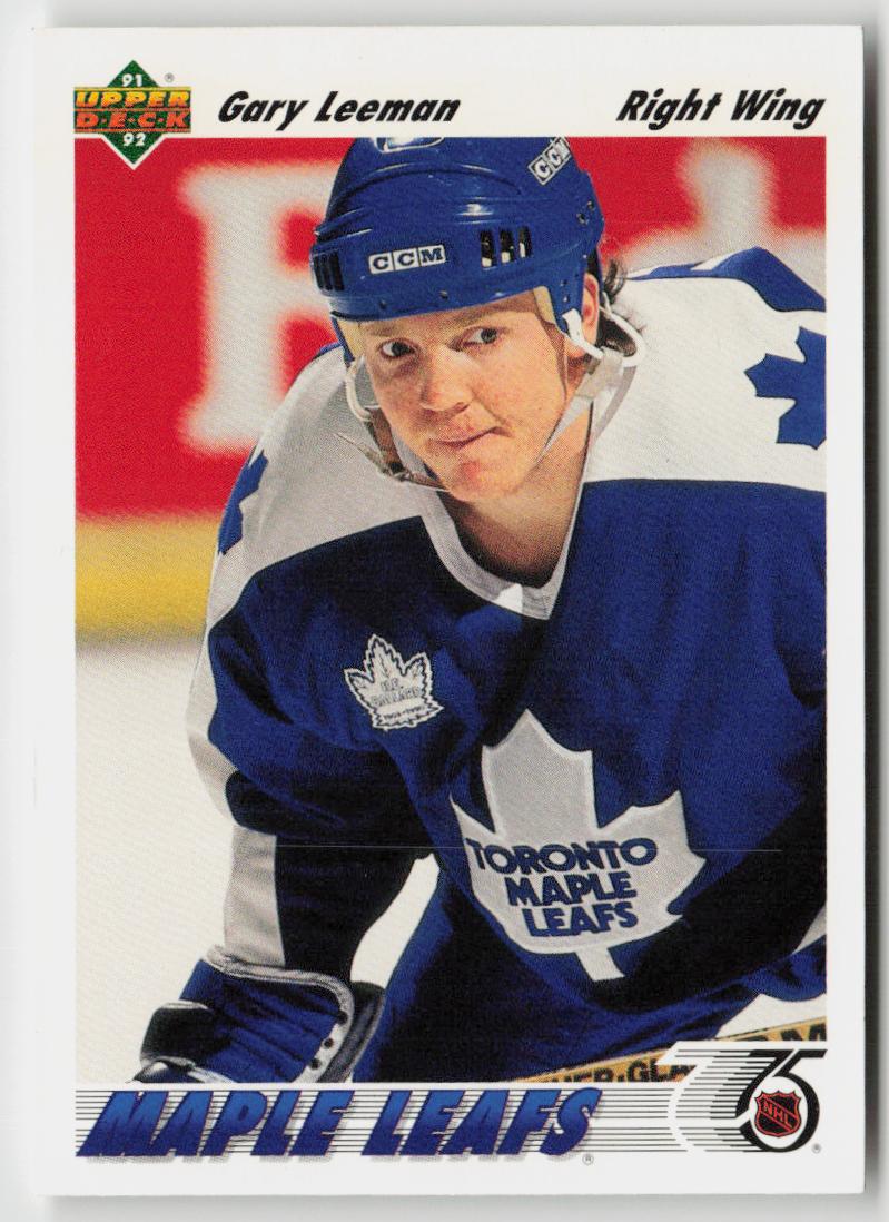 1991-92 upper deck #272 Gary Leeman