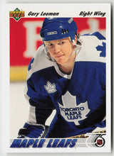 1991-92 upper deck #272 Gary Leeman